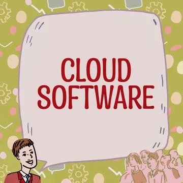 Handwriting text Cloud Software. Conceptual photo The level of prices relating 스톡 일러스트
