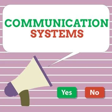 Handwriting text Communication Systems. Concept meaning Flow of Information use Stock Illustration