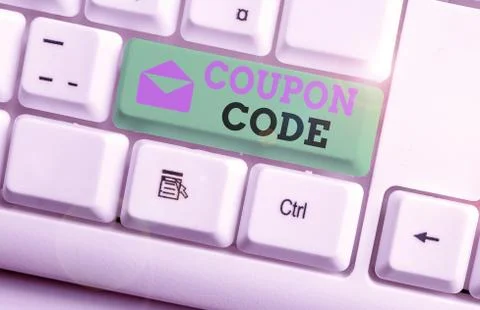 Handwriting text Coupon Code. Concept meaning ticket or document that can be Stock Photos
