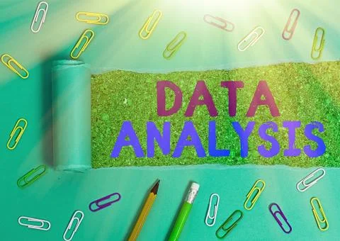 Handwriting text Data Analysis. Concept meaning Translate numbers to Analytical Stock Photos