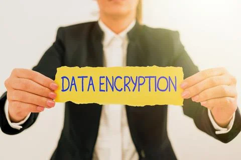 Handwriting text Data EncryptionSymmetric-key algorithm for the encrypting Stock Photos