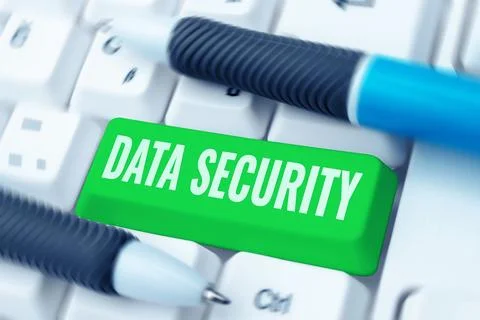 Handwriting text Data Security. Word Written on Confidentiality Disk Encryption Stock Photos