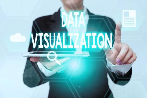 Handwriting text Data Visualization. Business overview representation of Stock Photos