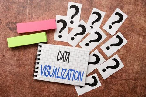 Handwriting text Data Visualization. Internet Concept representation of Stock Photos