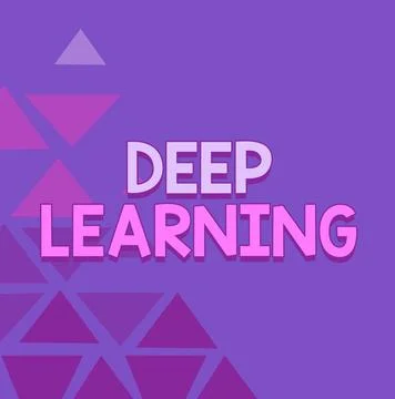 Handwriting text Deep Learning. Word for Hierarchical Abstractions Artificial Stockillustratie