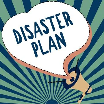 Handwriting text Disaster Plan. Internet Concept Respond to Emergency Stock Illustration