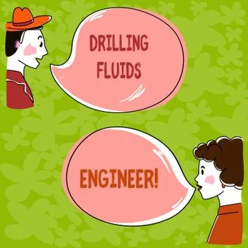 Handwriting text Drilling Fluids Engineer. Concept meaning A demonstrating in 스톡 일러스트