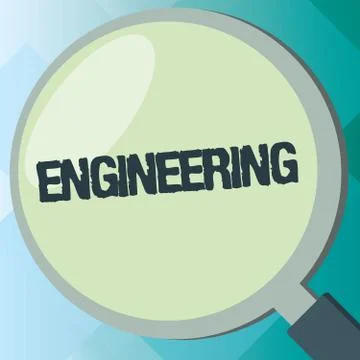Handwriting text Engineering. Concept meaning Science concerned with design イラスト素材