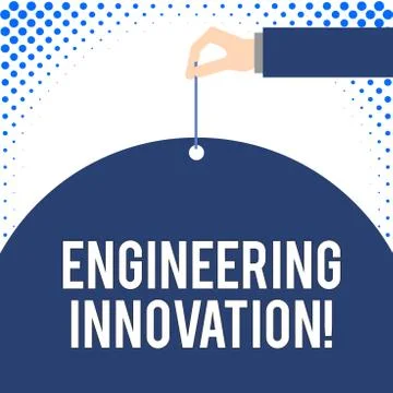 Handwriting text Engineering Innovation. Concept meaning Process expressed in 스톡 일러스트