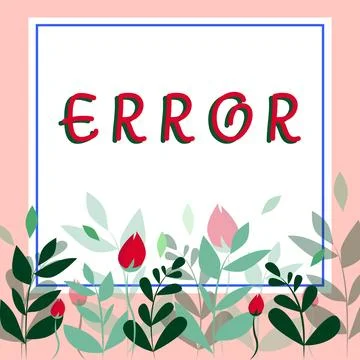 Handwriting text Error. Business approach mistake Condition of being wrong in Illustrazione stock