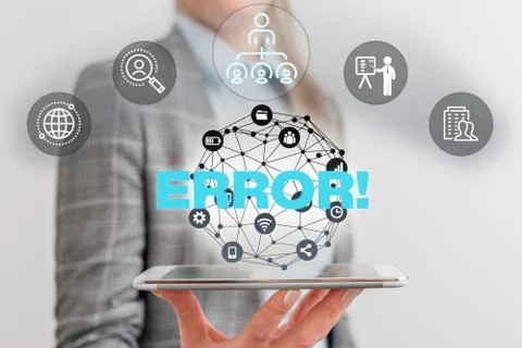 Handwriting text Error. Concept meaning state or condition of being wrong in 스톡 사진
