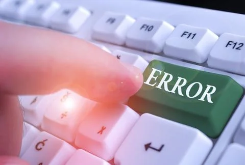Handwriting text Error. Concept meaning mistake Condition of being wrong in Stock-Fotos