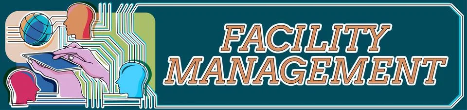 Handwriting text Facility Management. Concept meaning Multiple Function Stock Illustration