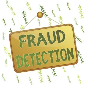 Handwriting text Fraud Detection. Concept meaning identification of actual or 스톡 일러스트