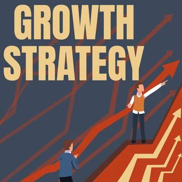 Handwriting text Growth Strategy. Internet Concept Strategy aimed at winning Stock Illustration