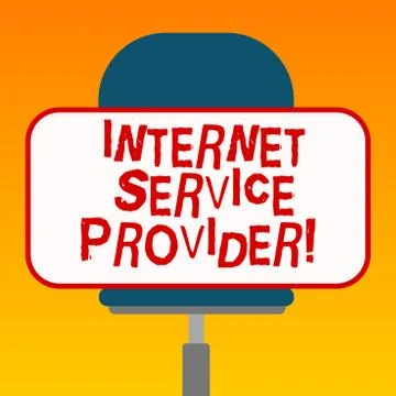 Handwriting text Internet Service Provider. Concept meaning Company that Stock Illustration