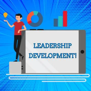 Handwriting text Leadership Development. Concept meaning program that makes Illustrazione stock