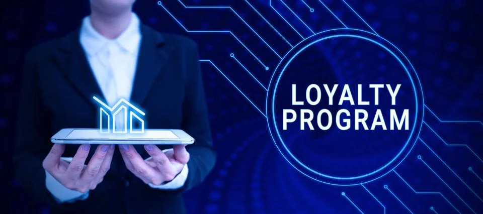 Handwriting text Loyalty Program. Internet Concept marketing effort that provide Stock Photos