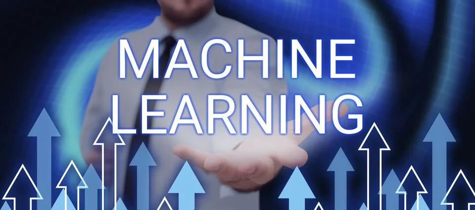 Handwriting text Machine Learning. Conceptual photo the concept that a computer Foto stock