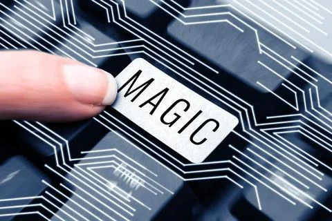 Handwriting text Magic. Internet Concept power of influencing events using Stock Photos