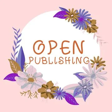 Handwriting text Open Publishing. Internet Concept online access to many public Stock Illustration