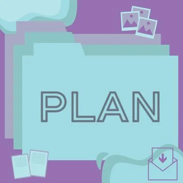 Handwriting text Plan, Business overview Start of a detailed proposal of doin Stock Illustration