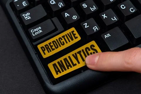 Handwriting text Predictive Analytics. Business concept Optimize Collection 写真素材