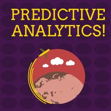 Handwriting text Predictive Analytics. Concept meaning Optimize Collection Stock Illustration