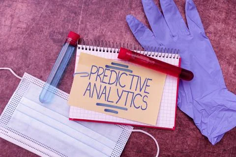 Handwriting text Predictive Analytics. Conceptual photo Optimize Collection Foto stock