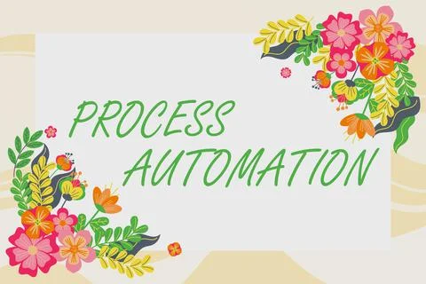 Handwriting text Process AutomationTransformation Streamlined Robotic To avoid 스톡 일러스트