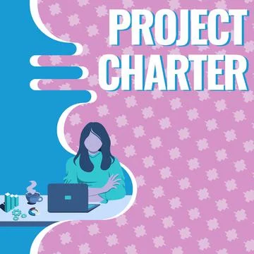 Handwriting text Project Charter. Conceptual photo typically short formal Stock Illustration