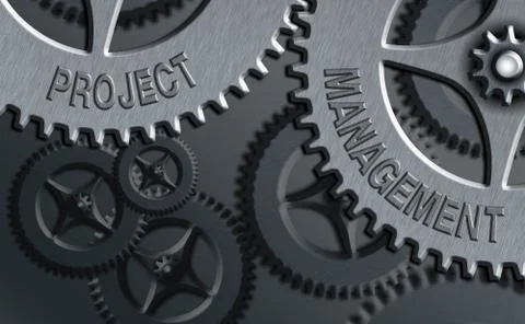 Handwriting text Project Management. Concept meaning Application Process Skills Illustrazione stock