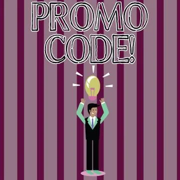 Handwriting text Promo Code. Concept meaning consisting letters numbers イラスト素材