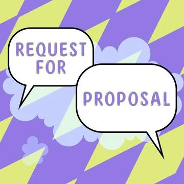 Handwriting text Request For Proposal. Conceptual photo document contains Stock Illustration