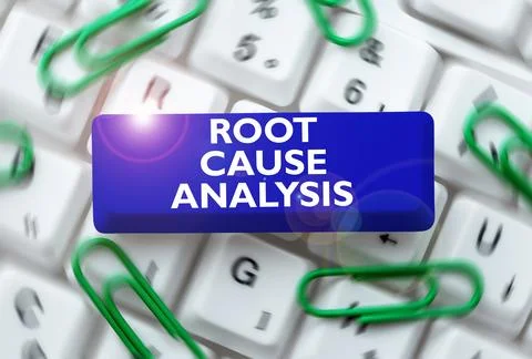 Handwriting text Root Cause Analysis. Business approach Method of Problem 스톡 사진