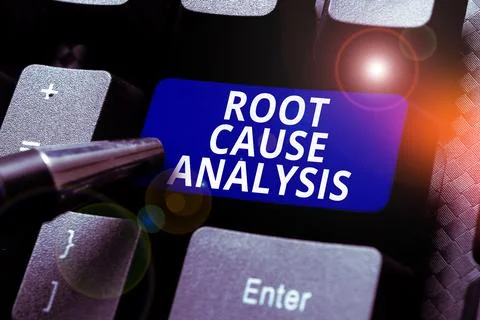 Handwriting text Root Cause Analysis. Internet Concept Method of Problem Solving Stock Photos