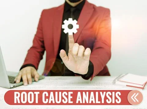 Handwriting text Root Cause Analysis. Concept meaning Method of Problem Solving Stock Photos
