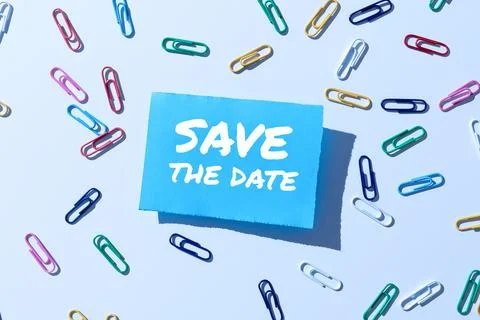 Handwriting text Save The Date. Internet Concept Systematized events Scheduled 스톡 사진