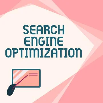 Handwriting text Search Engine Optimization. Conceptual photo Increase of Stock Illustration