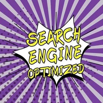 Handwriting text Search Engine Optimized. Internet Concept maximizing the number Stock Illustration
