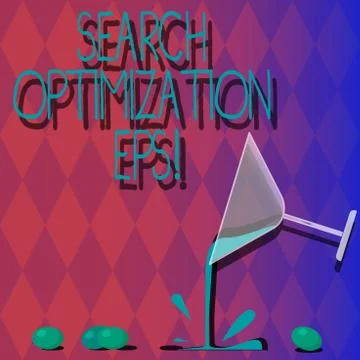 Handwriting text Search Optimization Eps. Concept meaning process affecting the イラスト素材