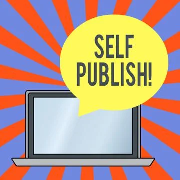 Handwriting text Self Publish. Concept meaning writer publish piece of ones work Stock Illustration