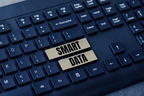 Handwriting text Smart Data. Business concept digital information that is Stock Photos