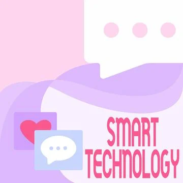 Handwriting text Smart Technology. Word for used to protect and prevent errors イラスト素材