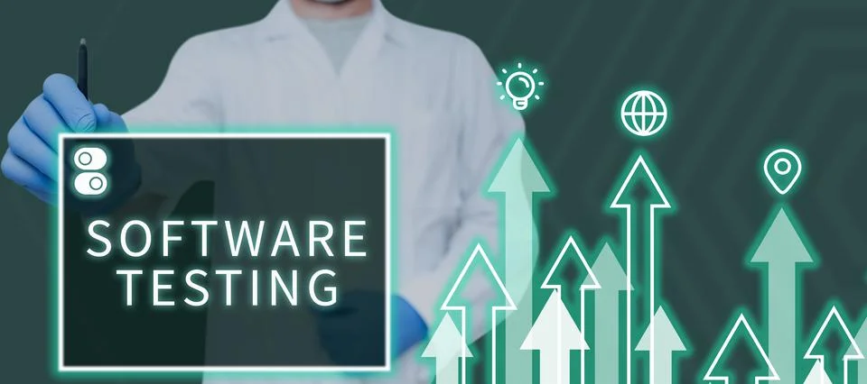 Handwriting text Software Testing. Business approach activity to check whethe Stock Photos