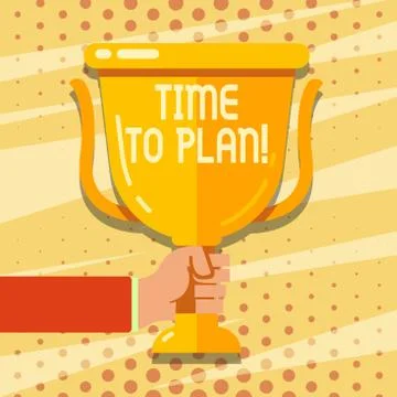 Handwriting text Time To Plan. Concept meaning Idea Development Moment Strategy Illustrazione stock