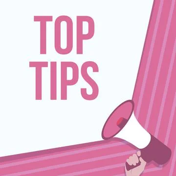 Handwriting text Top Tips. Internet Concept small but particularly useful piece Stock Illustration