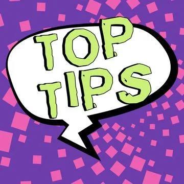 Handwriting text Top Tips. Internet Concept a small but particularly useful Stock Illustration