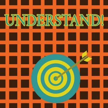 Handwriting text Understand. Concept meaning Ability to perceive intended Ilustração Stock