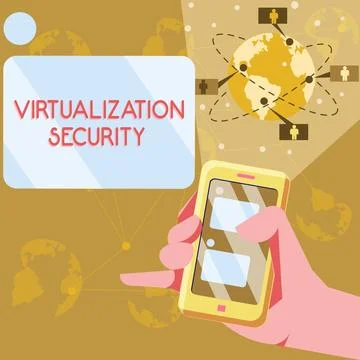 Handwriting text Virtualization Security. Conceptual photo application of イラスト素材